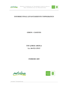 informe final levantamiento topografico