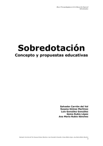 Sobredotación - Universidad Autónoma de Madrid