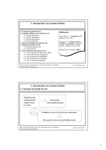 Tema 1. Introducción a la gestión de redes