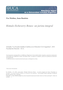 Rómulo Etcheverry Boneo: un jurista integral