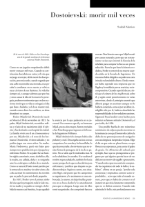 Dostoievski: morir mil veces - Revista de la Universidad de México