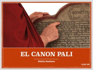 Clase VIII - buddhismo theravada hispano