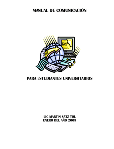 manual de comunicación - Profesor Fernando Vallejos Suárez