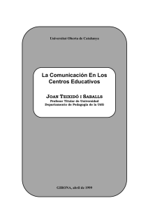 2C La comunicación en los centros educativos