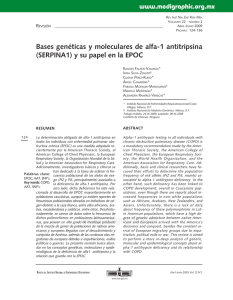 Bases genéticas y moleculares de alfa-1 antitripsina