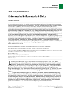 Series de Especialidad Clínica Enfermedad Inflamatoria Pélvica