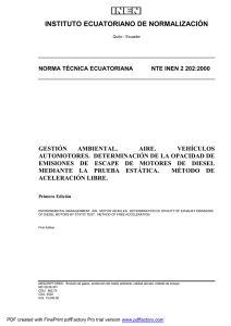 Norma Técnica Ecuatoriana NTE INEN 2 202:2000