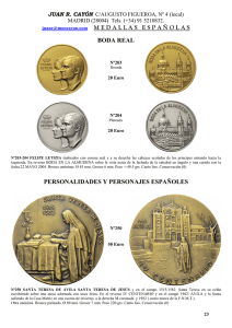 Medallas Españolas 4. Personalidades y Personajes Españoles