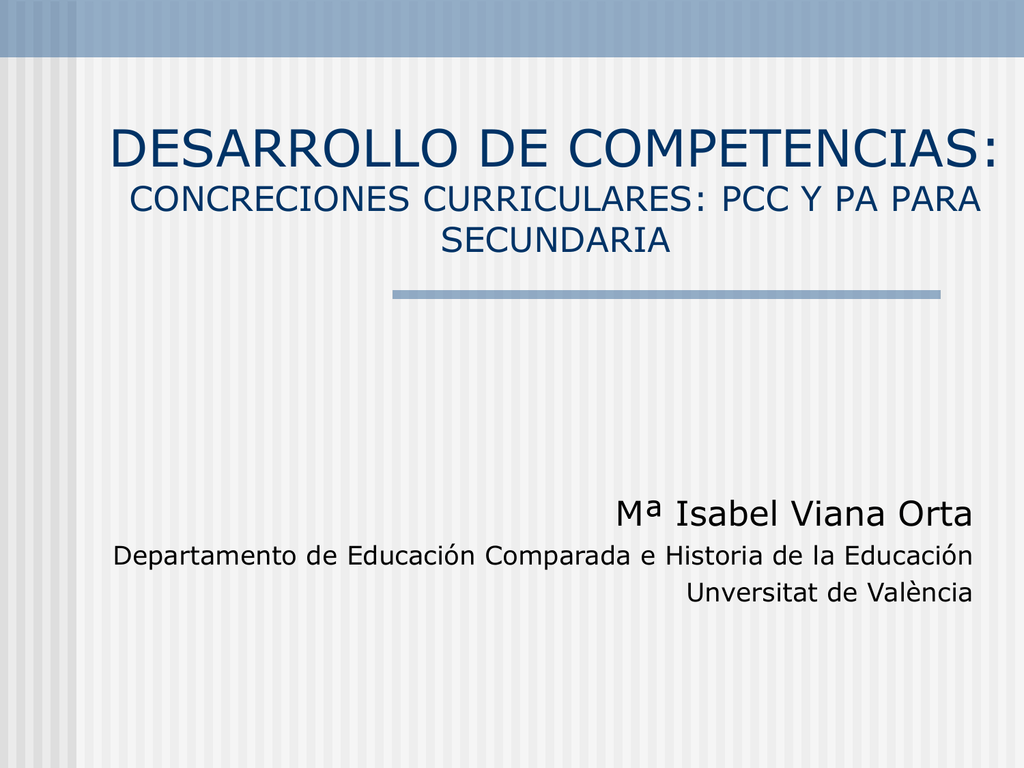 Competencias Operativas