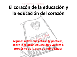 El corazón de la educación y la educación del corazón