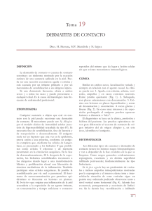 Tema 19 DERMATITIS DE CONTACTO