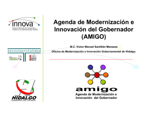 Agenda de Modernización e Innovación del Gobernador (AMIGO)