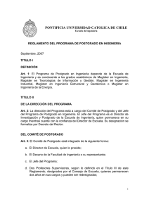 reglamento del programa de postgrado en ingenieria