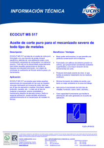 ecocut ms 517 - fuchs lubricantes