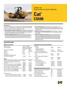 Especificaciones - Finning CAT Sudamérica