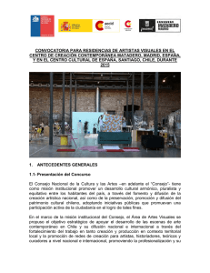 CONVOCATORIA PARA RESIDENCIAS DE ARTISTAS VISUALES