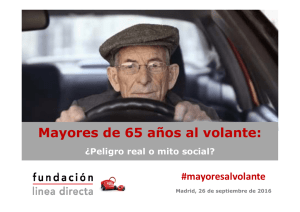 Mayores de 65 años al volante: