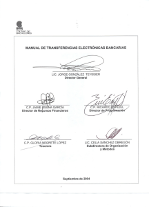 transferencias bancarias