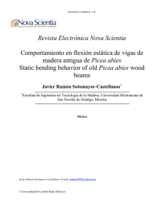 Revista Electrónica Nova Scientia Comportamiento en flexión