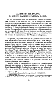 y las polémicas lulianas en el siglo XVIII` no discurren