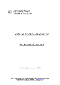 manual de organización de archivos de oficina