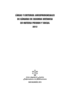 2013 - Centro de Documentación Judicial