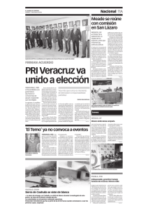 PRI Veracruz va unido a elección
