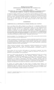 republica de colombia , corporación autónoma regional del atlantico