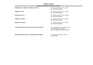 directorio - Tribunal Superior de Justicia del Estado de Zacatecas