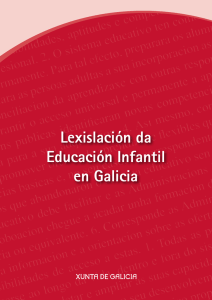 Lexislación da Educación Infantil en Galicia