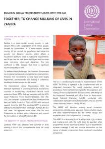 TOGETHER, TO CHANGE MILLIONS OF LIVES IN ZAMBIA