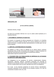 Ley de Justicia Laboral del Ecuador.