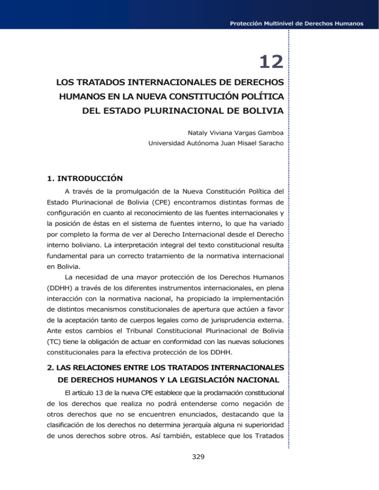 LOS TRATADOS INTERNACIONALES DE DERECHOS HUMANOS