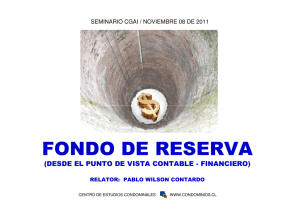 FONDO DE RESERVA