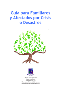 Guia Familiares y Afectados Crisis y Desastres