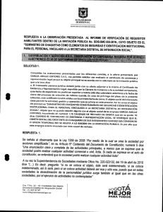 Page 1 ALCALDÍAMAYOR DEBOGOTA.D.C. SECRETARÍA DE