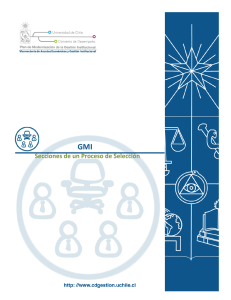 Secciones de un Proceso de Selección