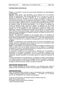 DISPOSICIÓN DEROGATORIA DISPOSICION FINAL