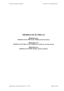 medidas eléctricas - Departamento de Ingeniería Eléctrica