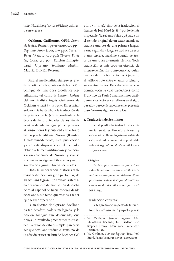 ockham summa logicae analysis ockham summa logicae analysis