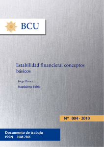 Estabilidad financiera: conceptos básicos