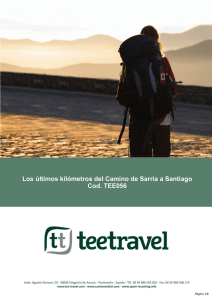 Los últimos kilómetros del Camino de Sarria a Santiago