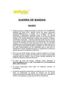 BATALLA DE BANDAS - Gobierno de La Rioja