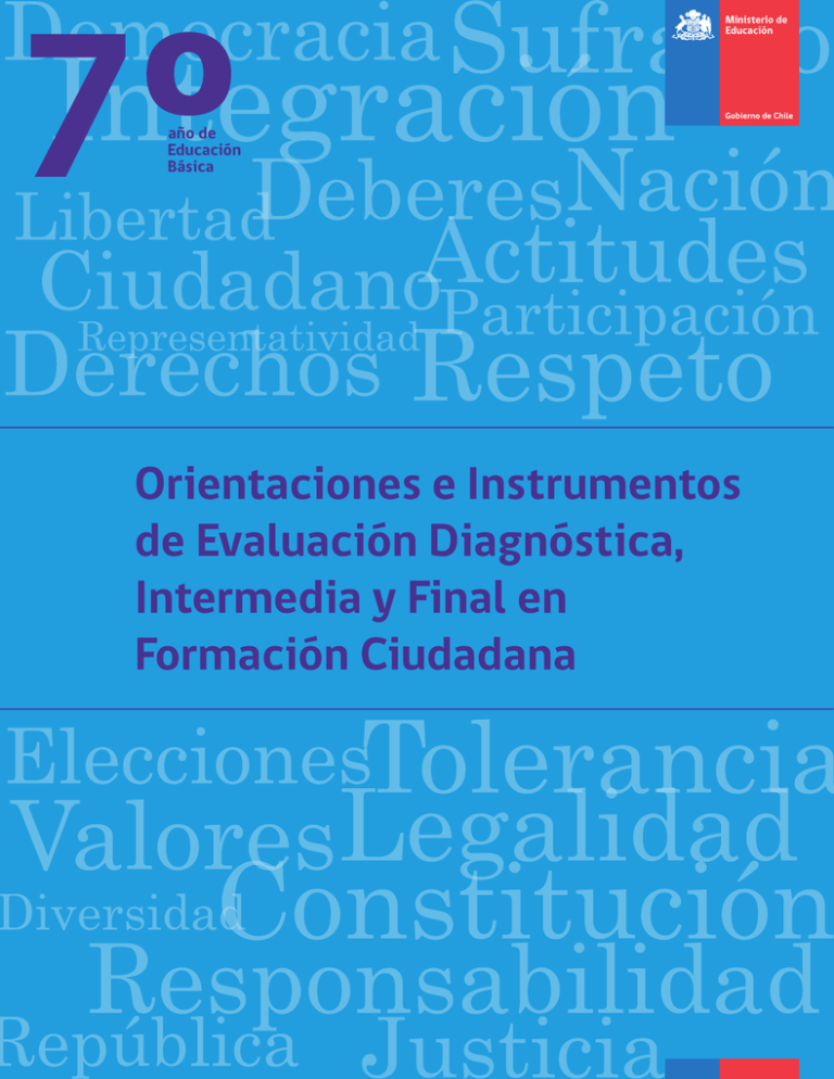 Orientaciones E Instrumentos De Evaluación Diagnóstica