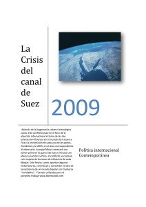 La Crisis del canal de Suez - Política Internacional Contemporánea
