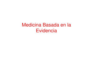 Medicina Basada en la Evidencia (MBE)