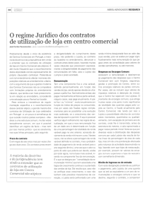 Regime Jurídico dos Contratos de Utilização de