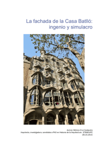 La fachada de la Casa Batlló: ingenio y simulacro