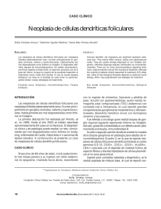 Neoplasia de células dendríticas foliculares