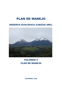 plan de manejo - SUIA - Ministerio del Ambiente